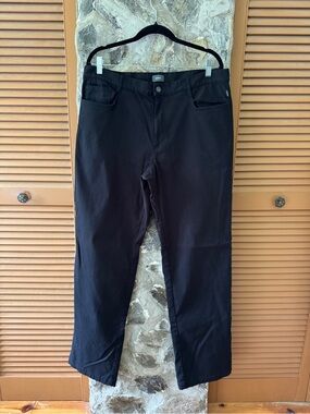 MEXX-Black Stretch Straight-Leg Pants